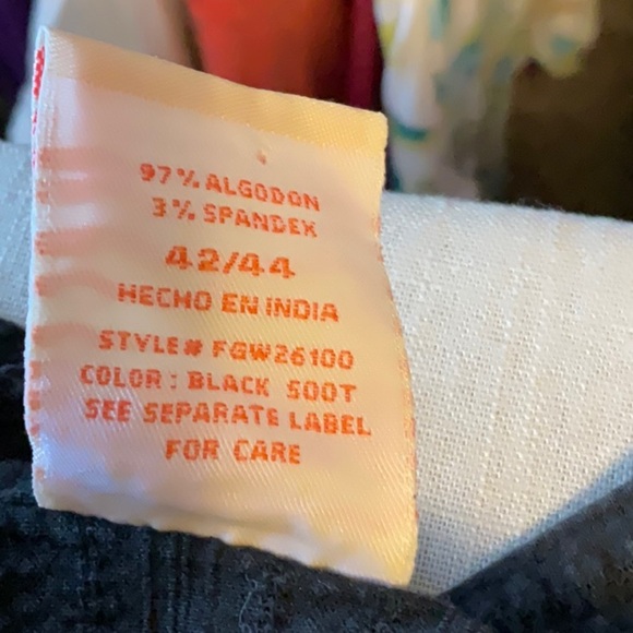 Faded Glory Black Button Down Shirt - Picture 8 of 9